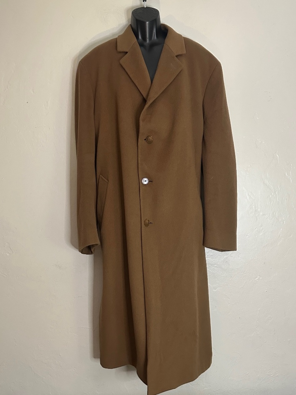Loro Piana Lambswool Trench Coat 46L Gently worn Made in Italy 100% lambswool